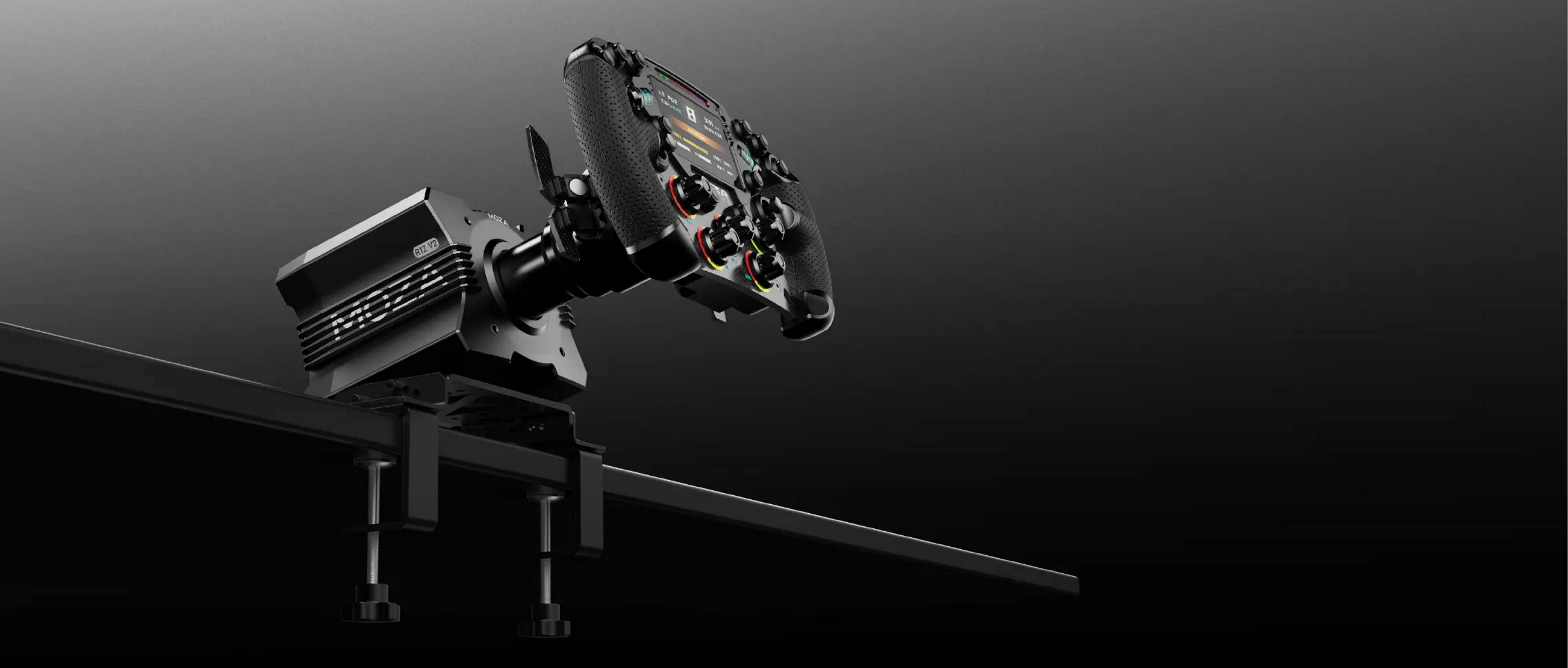 Alt View 16. Moza Racing - R12 V2 Direct Drive Sim Racing Wheelbase for PC - Black.