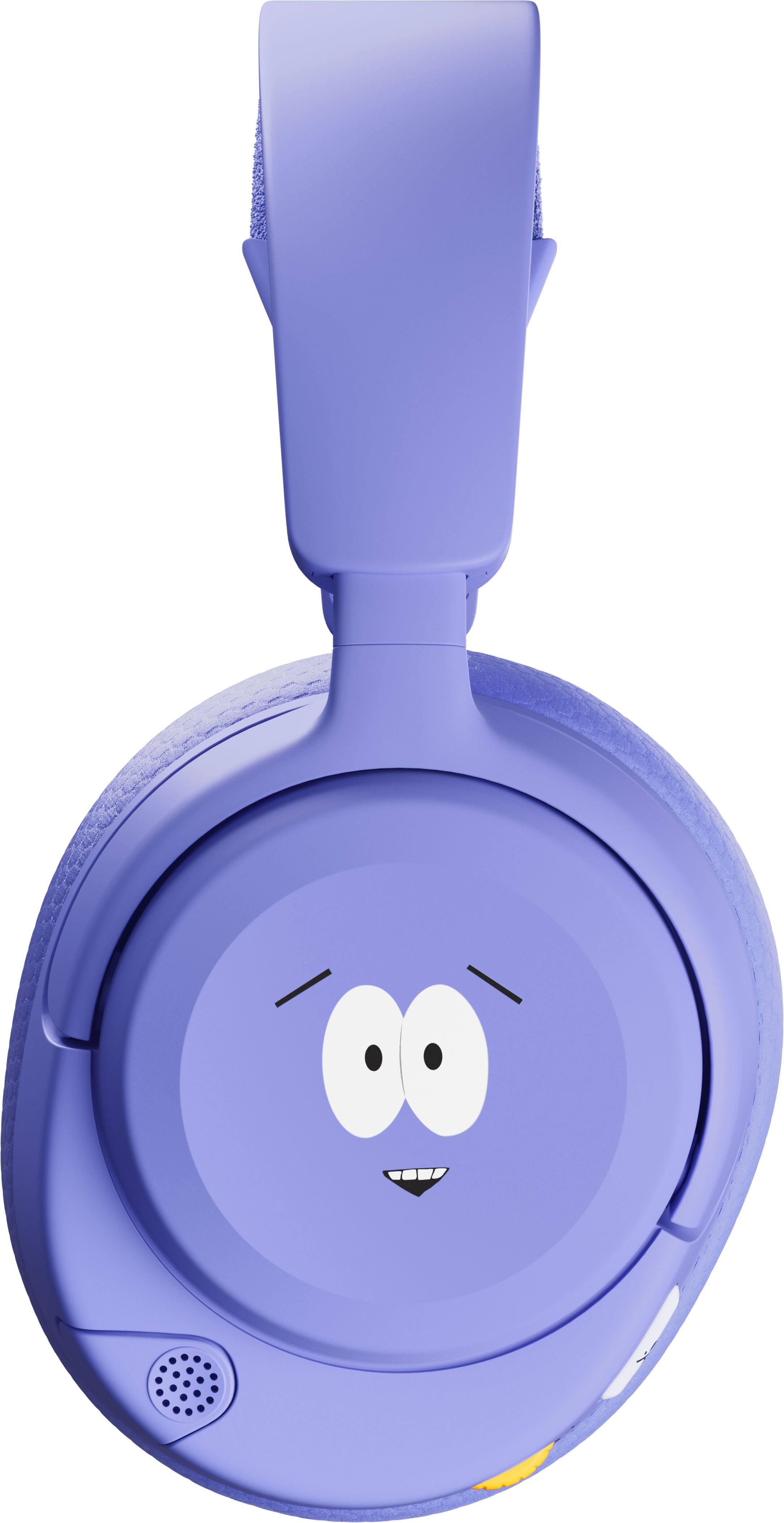 Alt View 8. SteelSeries - Arctis Nova 5 Towelie Edition Wireless Over-the-Ear Gaming Headset with 2.4Ghx/Buetooth for PC, PS5/PS4, Switch/Switch 2 - Lavender.