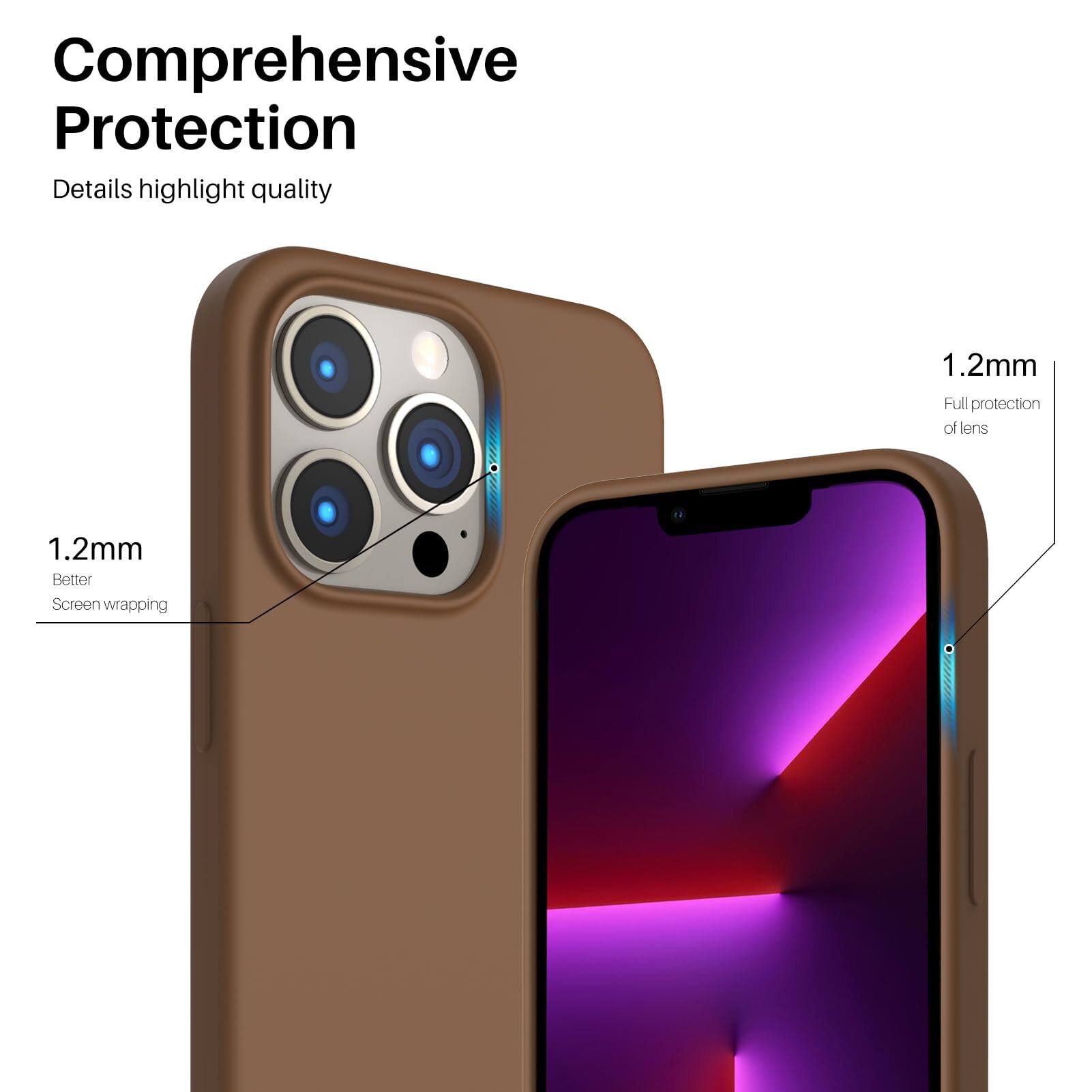 Comprehensive Protection Details highlight quality 1.2mm Full protection of lens 1.2mm Better Screen wrapping