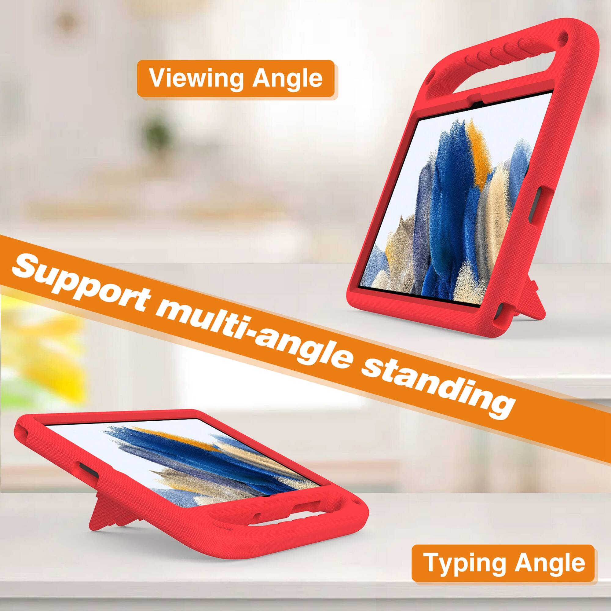 Viewing Angle  
Support multi-angle standing  
Typing Angle