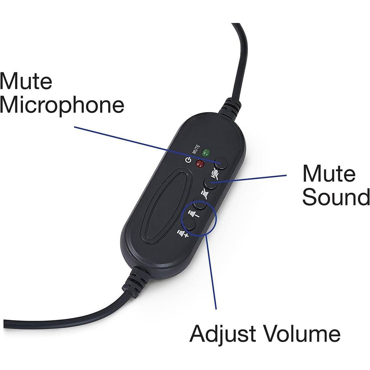 Mute Microphone  
Mute Sound  
Adjust Volume