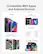 Compatible With Apple and Android Devices:
* iPhone
* iPad
* iPad Mini
* Tablets
* Android Phones
* Samsung Galaxy
* Google Pixel Series
* Other USB-C Devices
