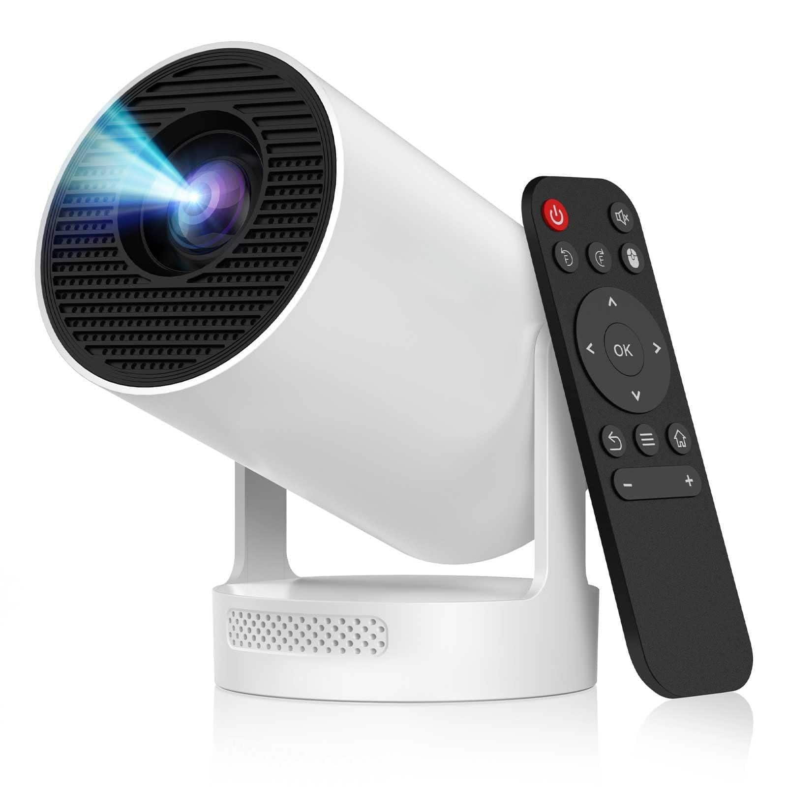 The Best Inks - Mini Projector Support 4k 1080p 210 Ansi Portable With Wifi And Auto Focus & Keystone Correction 35"-130" Screen Video - HY300Plus