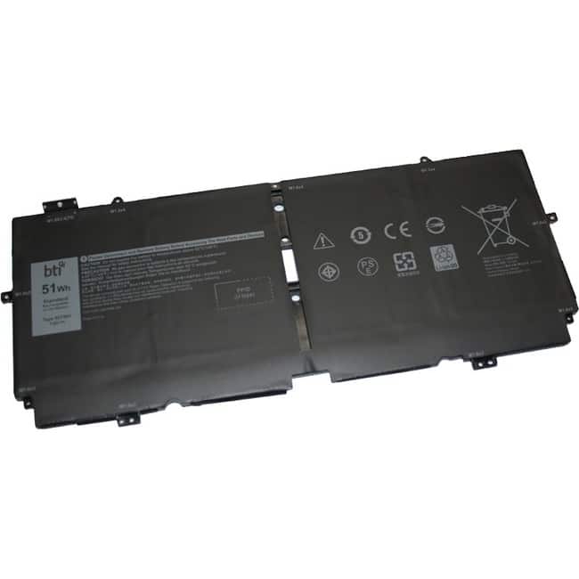 BTI Battery Tech - BTI 52TWH-BTI 4-CELL 7.6V LI-ION BATTERY 52TWH, NN6M8, XX3T7 - Compatible OEM: 52TWH, NN6M8, XX3T7 Model: XPS 13 7390