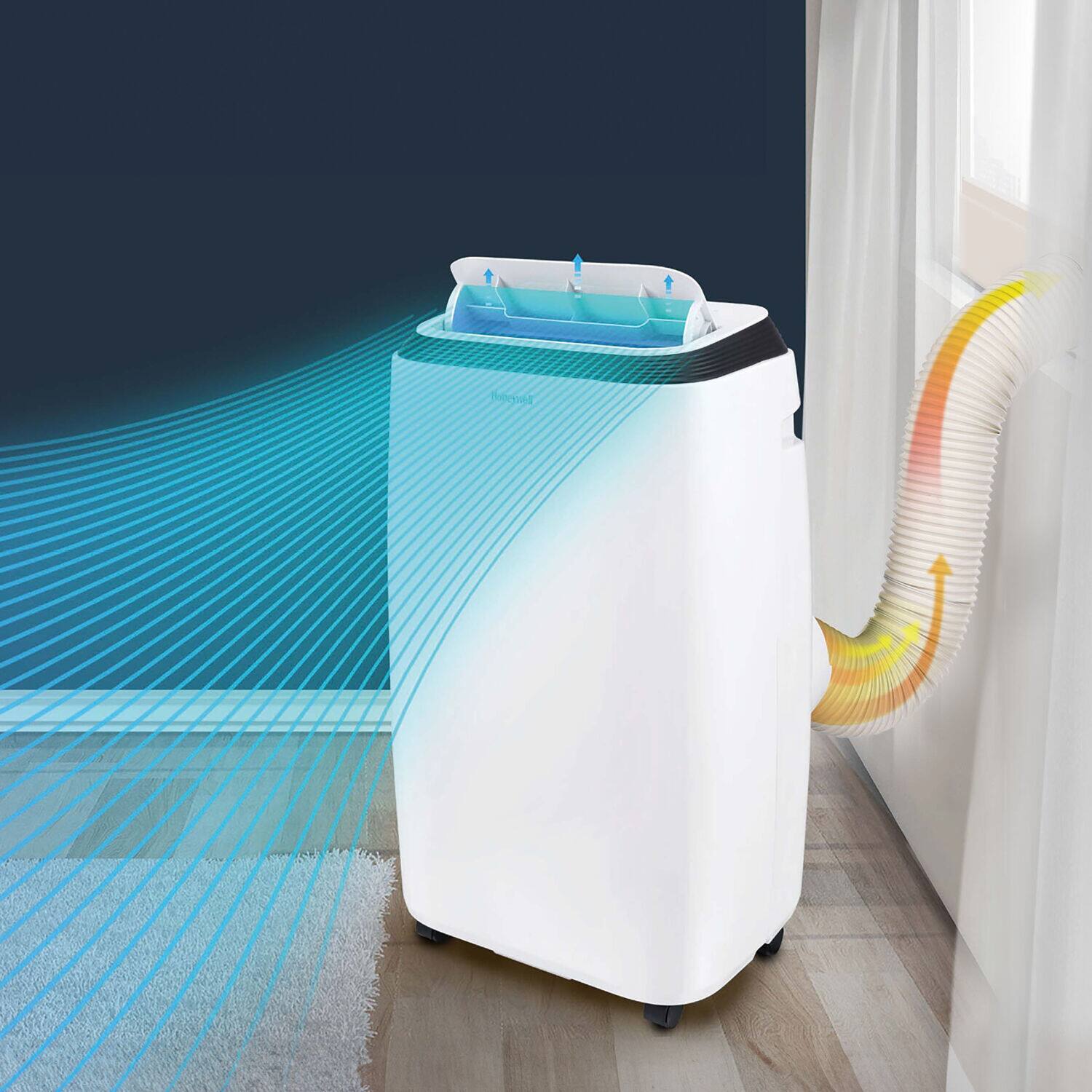 Alt View 16. Honeywell - 11,000 BTU Portable Air Conditioner - White.