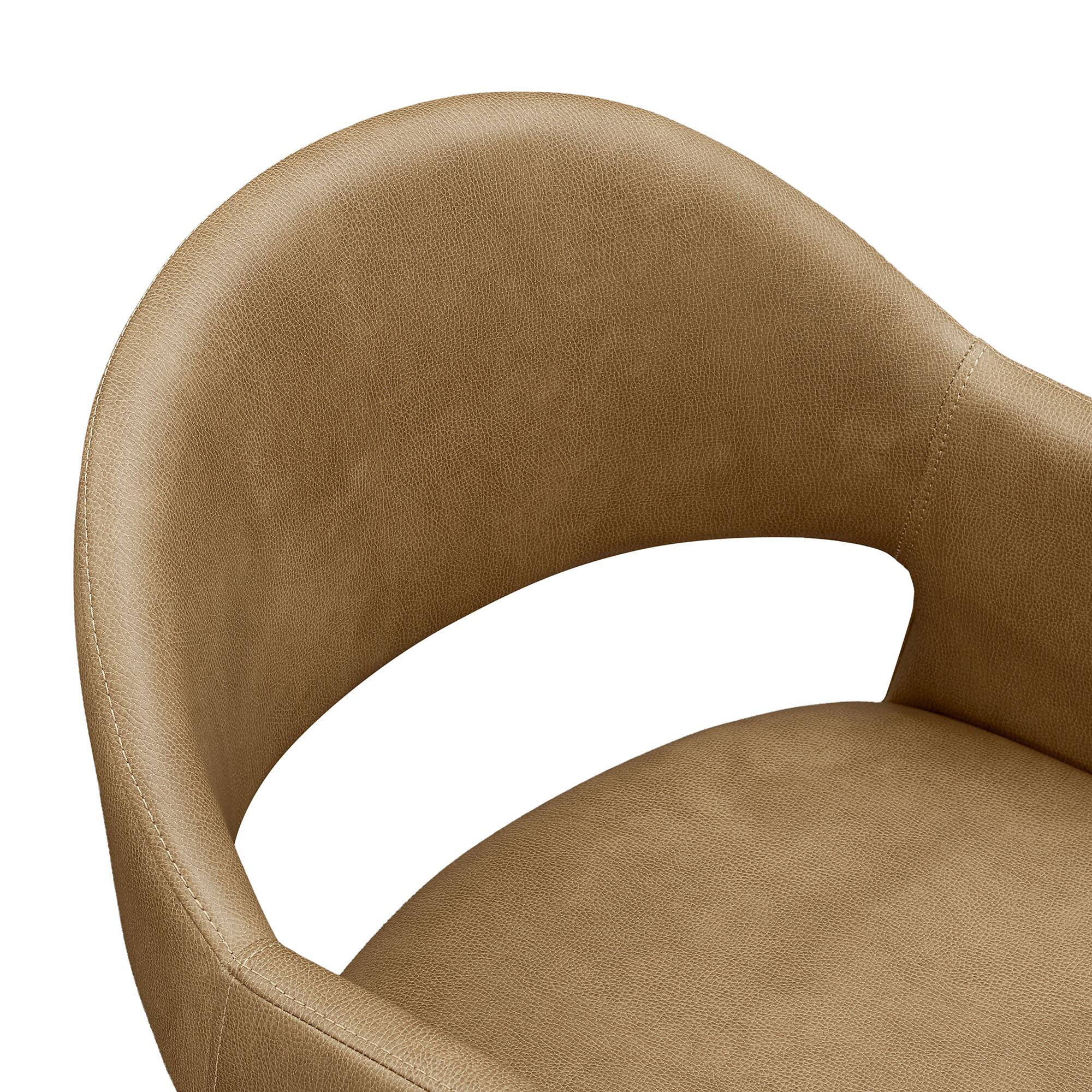 Alt View 5. Modway - Talia 37 Inch Vegan Leather Counter Stool by Modway - Toast.