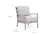 Alt View 20. Yardbird® - Eden Outdoor Fixed Chair - Silver.
