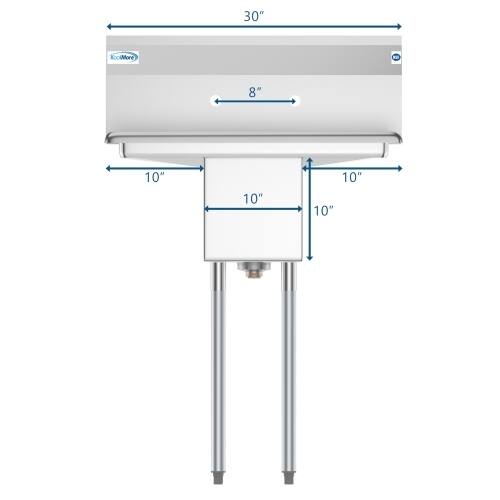30"  
8"  
10" 10" 10" 10"