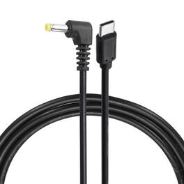 Unique Bargains - USB C to DC Power Cable, 9V 3A 27W, 4.0x1.7mm, PD Trigger for Laptop, Monitor, Security Camera - Black