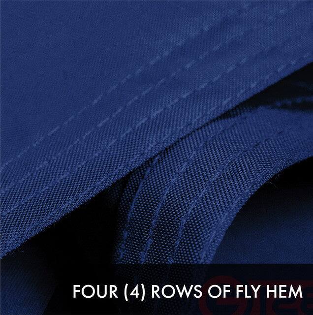 FOUR (4) ROWS OF FLY HEM