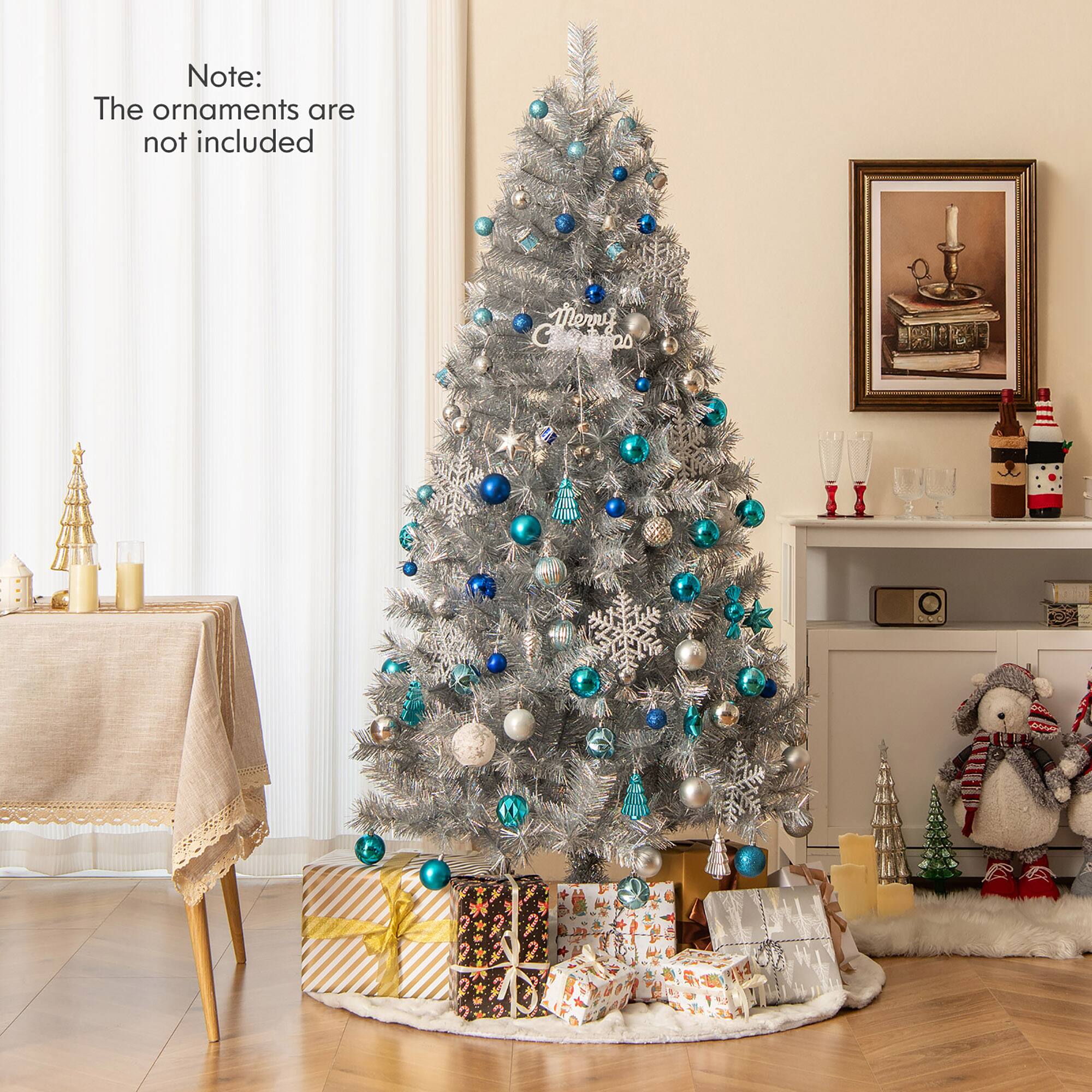 Note:  
The ornaments are not included