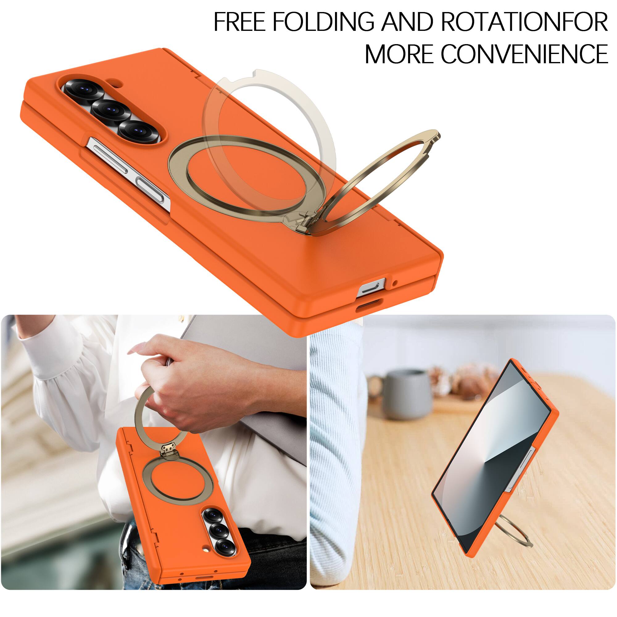 FREE FOLDING AND ROTATION FOR MORE CONVENIENCE