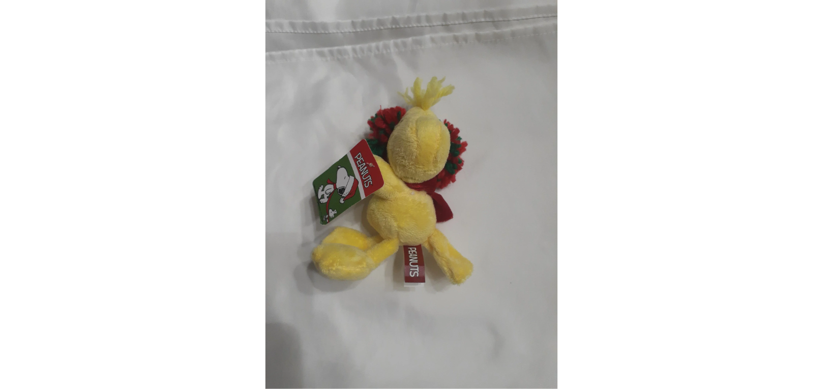 Disney - Peanuts Woodstock plush Keychain.