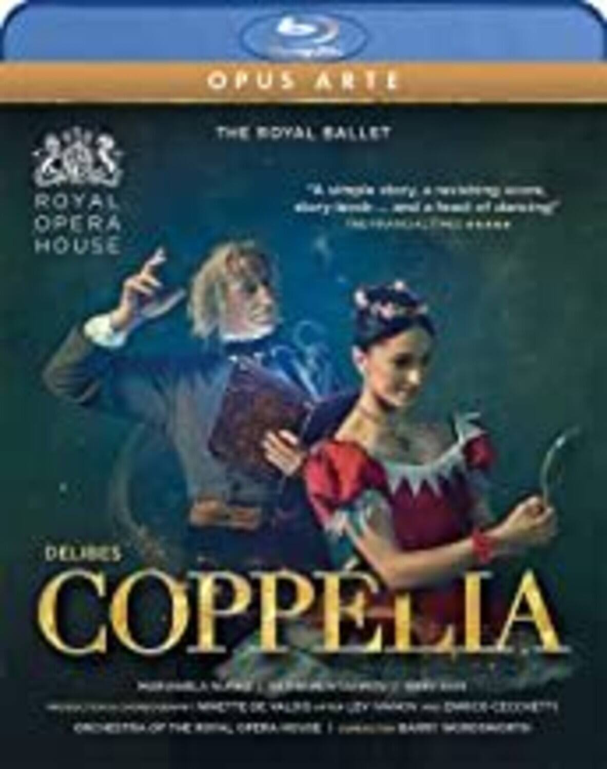 Front. Wordsworth  The Orchestra Of The Royal Opera House  The Royal Ballet - Coppelia   - BLU-RAY.