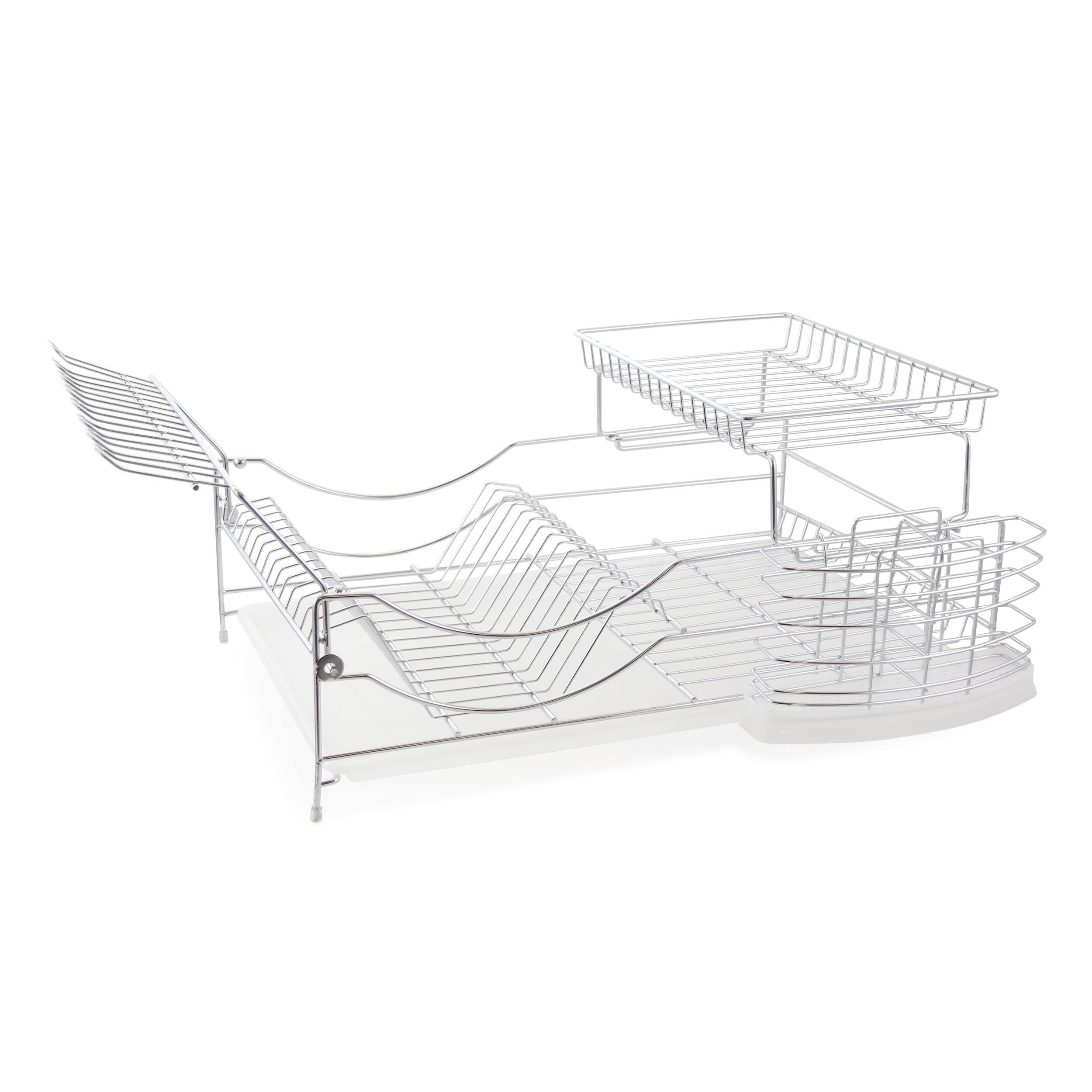 Front. Better Chef - Better Chef 22-inch Dish Rack - White.