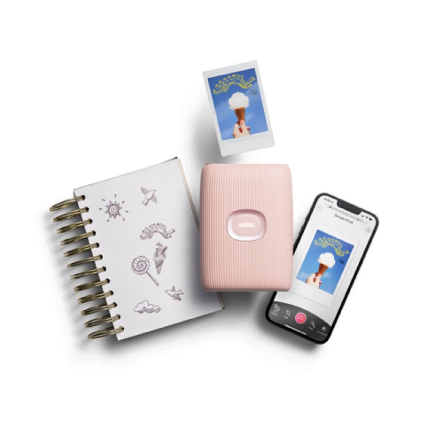 Alt View 11. Fujifilm - Instax Mini Link 2 Wireless Photo Printer - Pink.