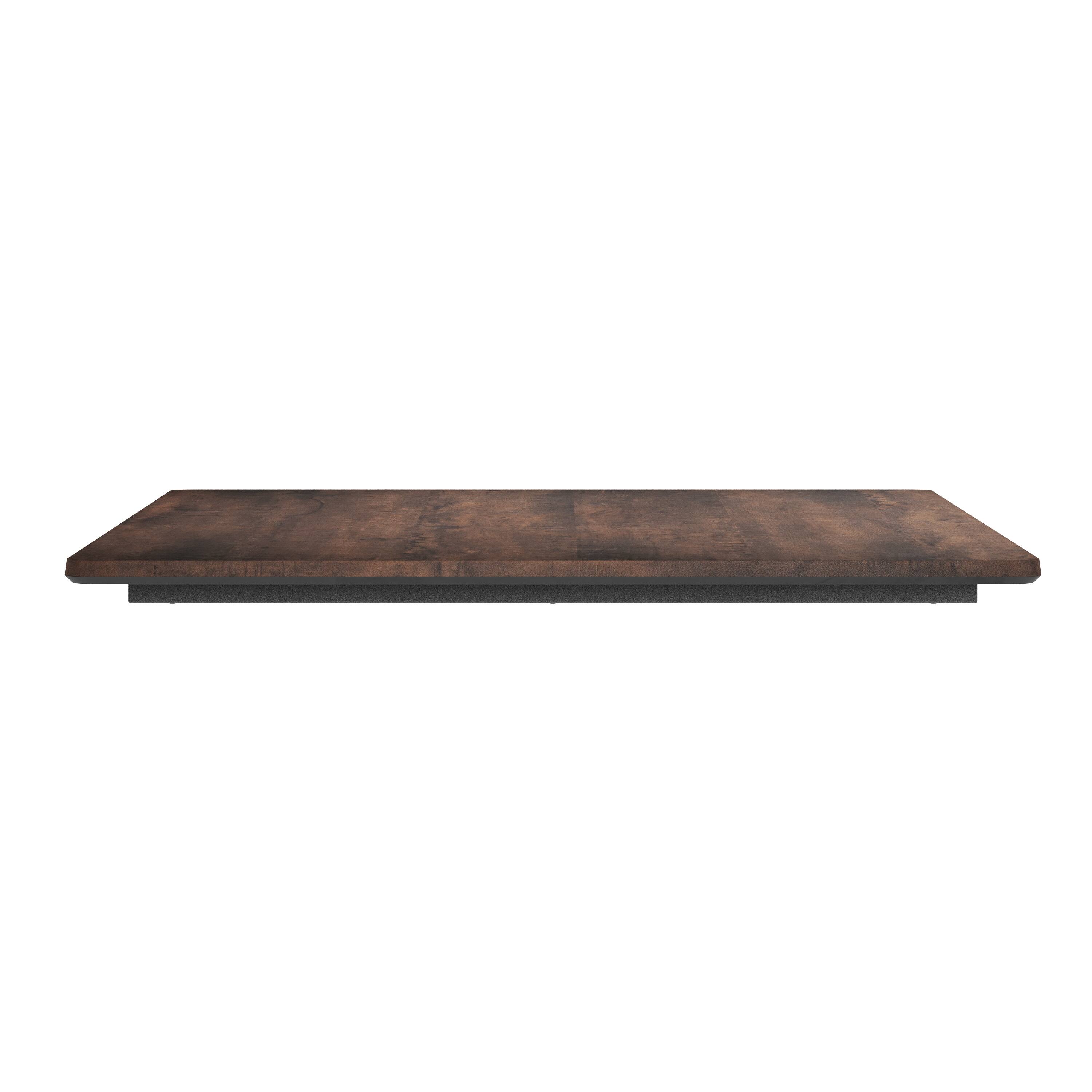 Alt View 7. Emma + Oliver - PureShield HPL Wrapped Tabletop, Seamless Edge, Scratch & Stain Resistant, Commercial Grade - Dark Brown.