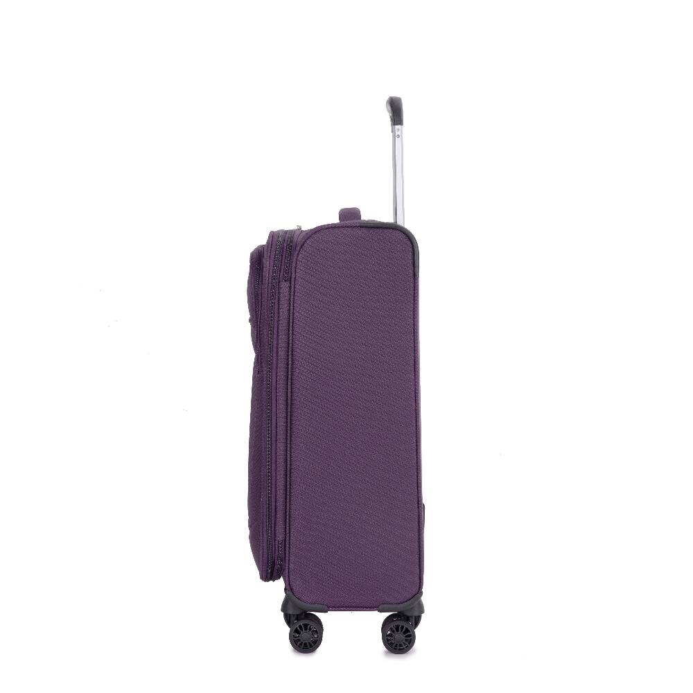 Alt View 2. Ropilly - Ropilly 5 Piece Luggage Set Softshell Suitcase Lightweight Carry On Suitcase Purple - Purple.