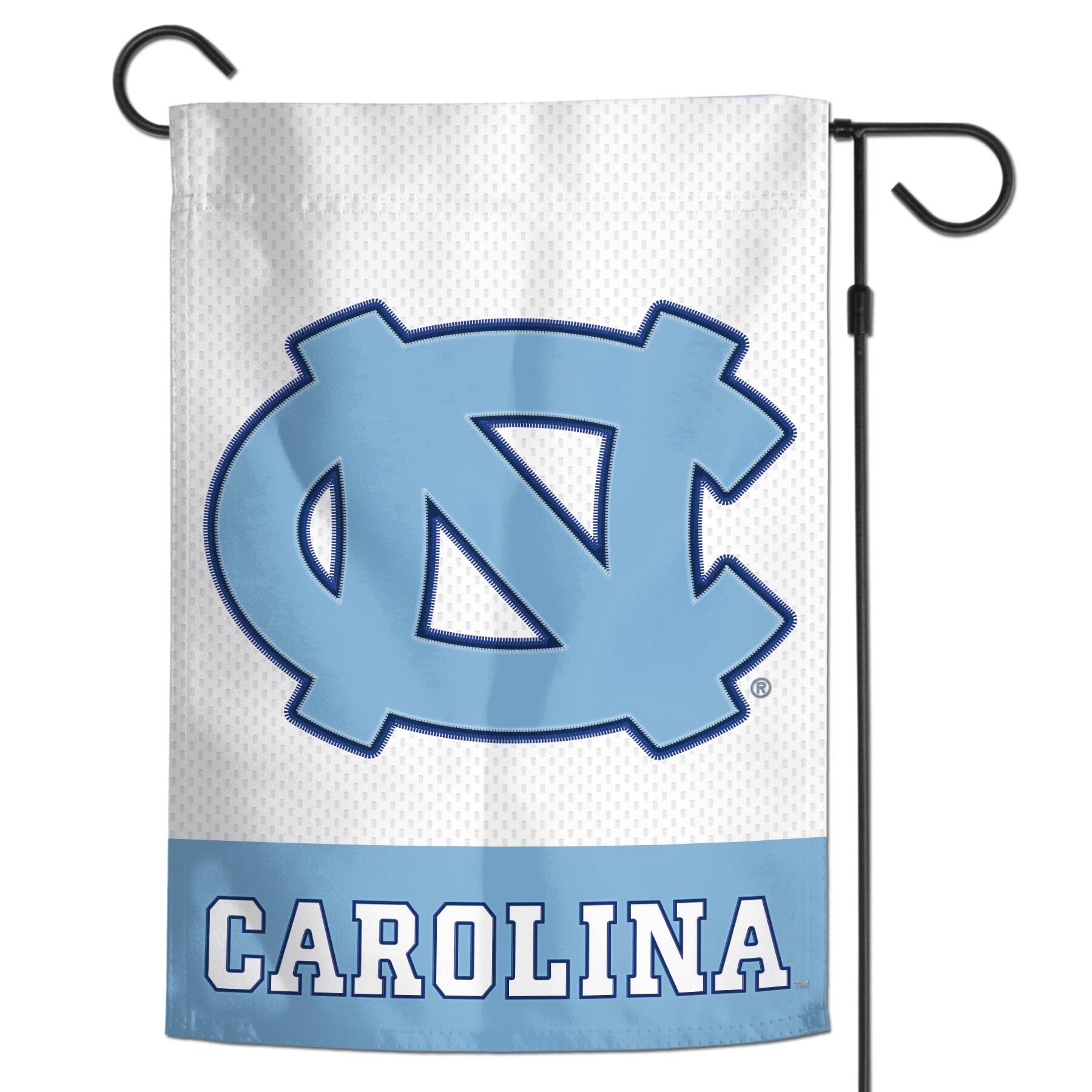 Alt View 1. WinCraft - North Carolina Tar Heels 12" x 18" Applique Garden Flag - Multicolor.