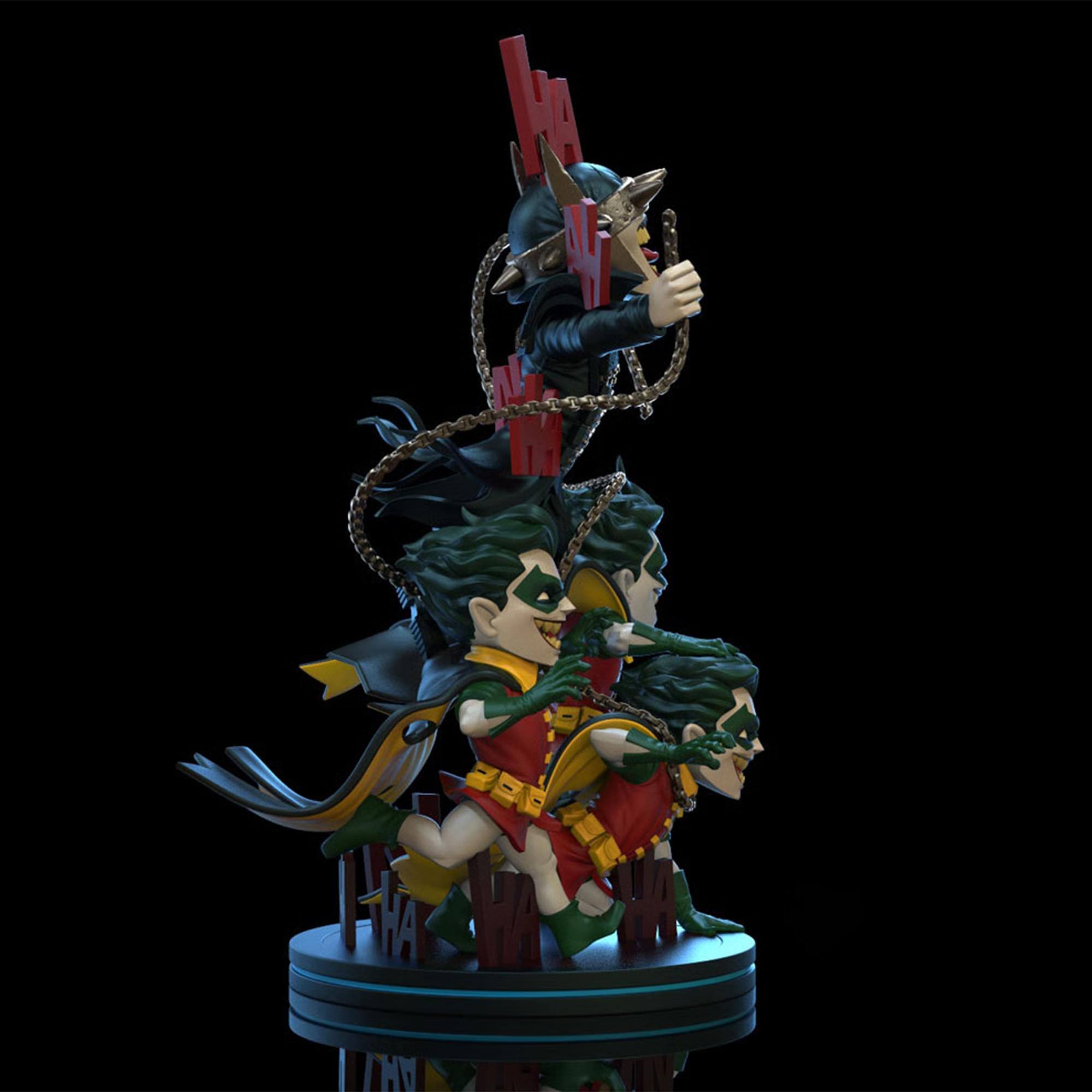 Alt View 5. Quantum Mechanix - DC Batman Who Laughs Q-Fig Max Elite - Multi-Colored.