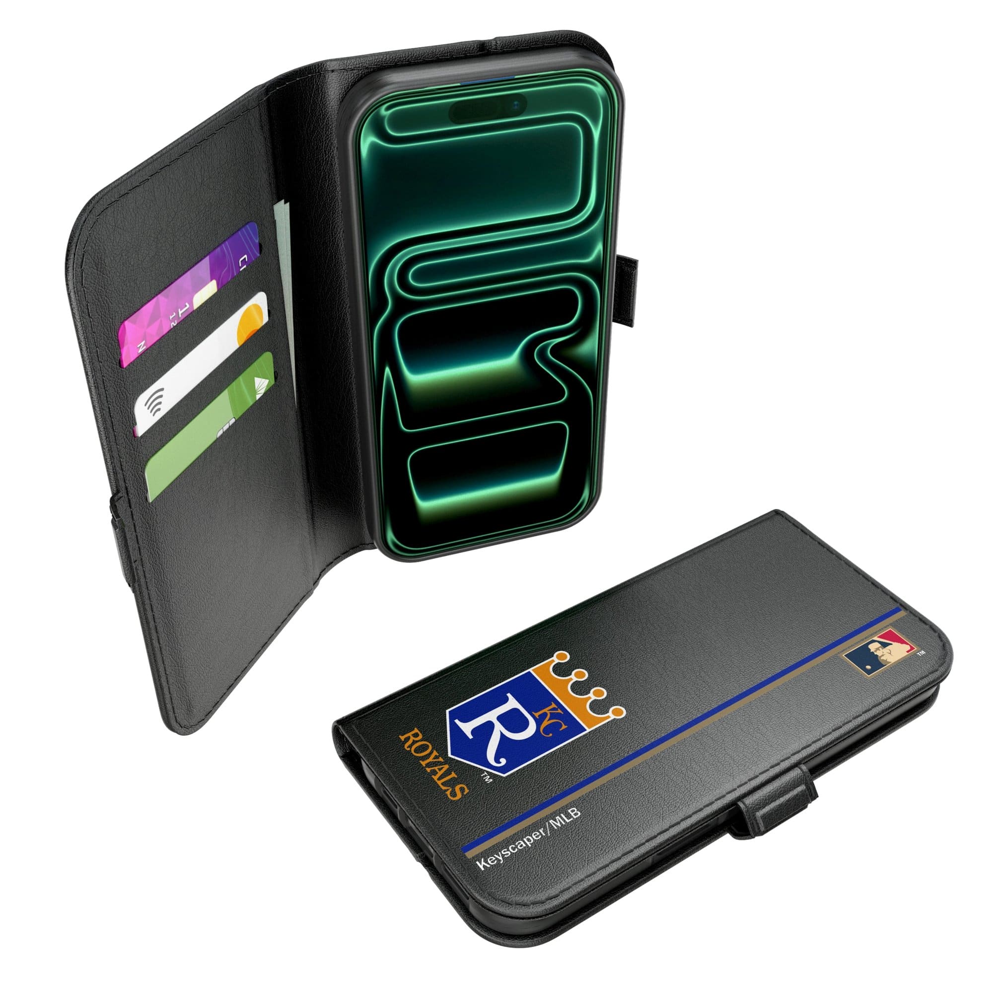 Keyscaper - MLB - Kansas City Royals iPhone Folio 2.0 Case - 17 - Black price history on PriceWatchPro