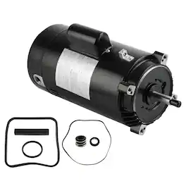 Topteng - 2 HP 115/230V Pool Pump Motor with GO-KIT-3 - Direct Replacement for Hayward Super Pump, UST1202 / SP2615X20