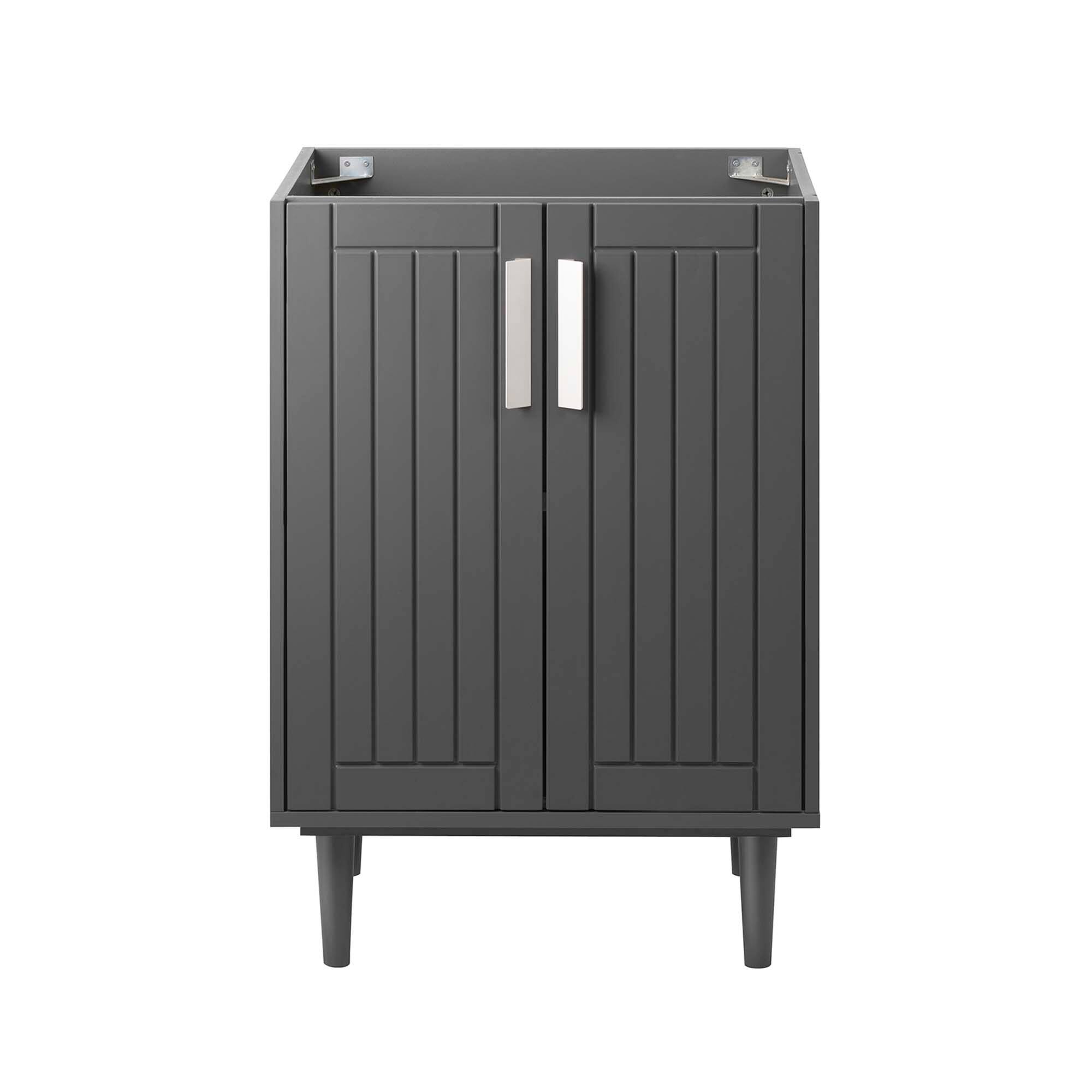 Alt View 2. Modway - Augusta 24" Bathroom Vanity Cabinet (Sink Basin Not Included) by Modway - Gray.