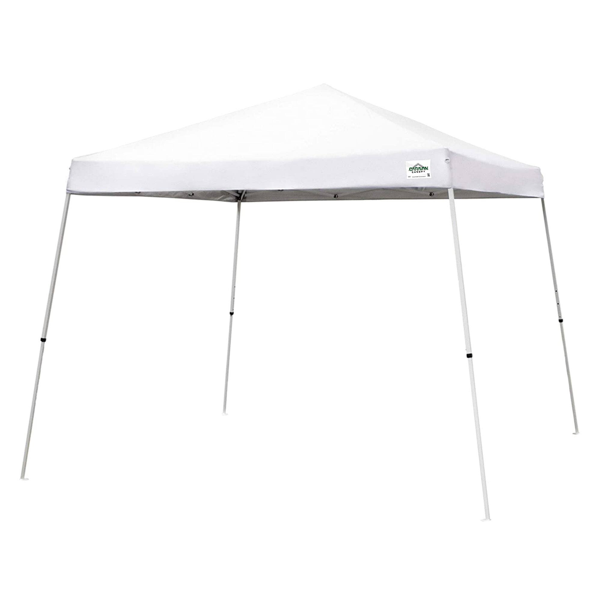 Alt View 2. Caravan Canopy - Caravan Canopy V Series 12 by 12 Foot Outdoor Shade Instant Canopy Kit, White - White.
