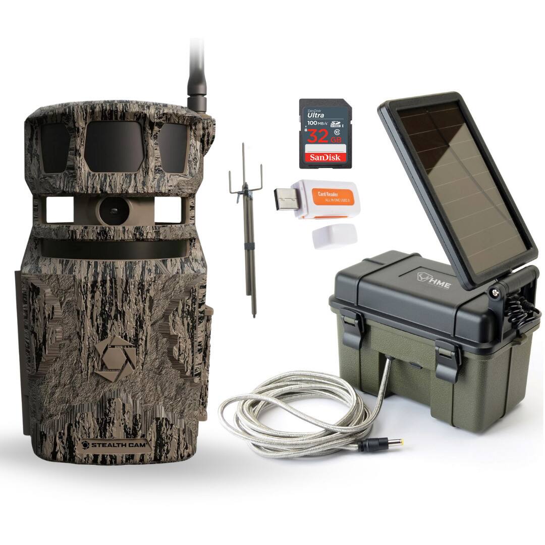 Stealth Cam - Revolver 40MP Pro 360 Degree Cellular Trail Camera with Solar Power Pack Mount Stick price history on PriceWatchPro