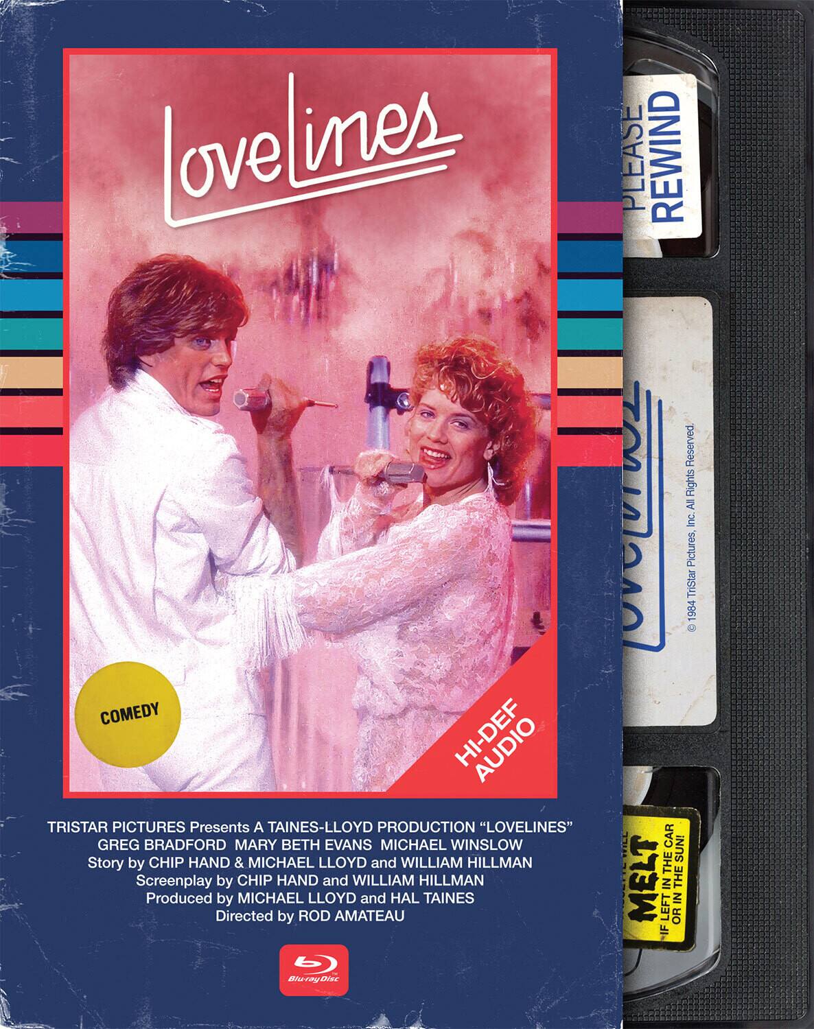 Front. Lovelines (Retro VHS Packaging)   - BLU-RAY.