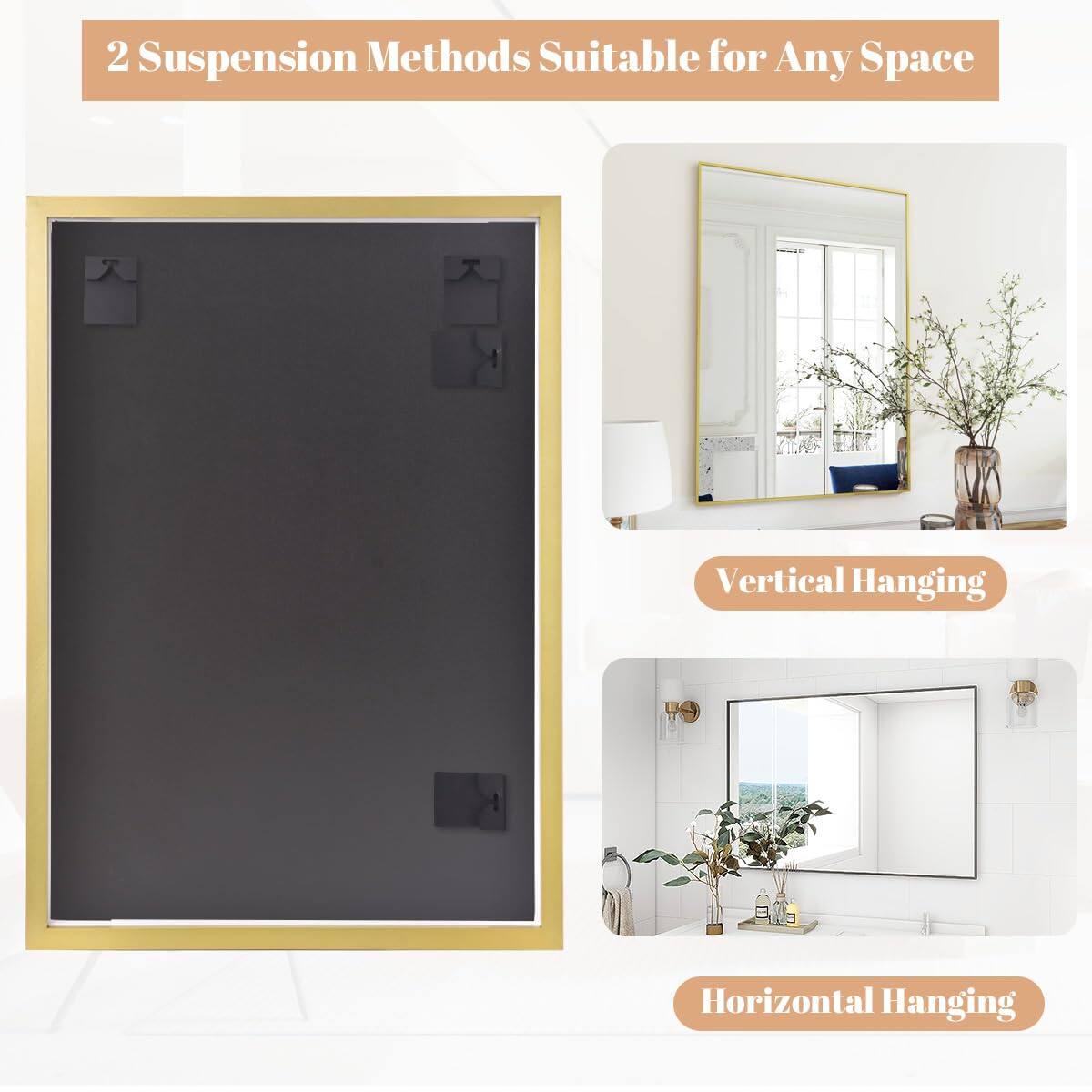 2 Suspension Methods Suitable for Any Space

Vertical Hanging

Horizontal Hanging