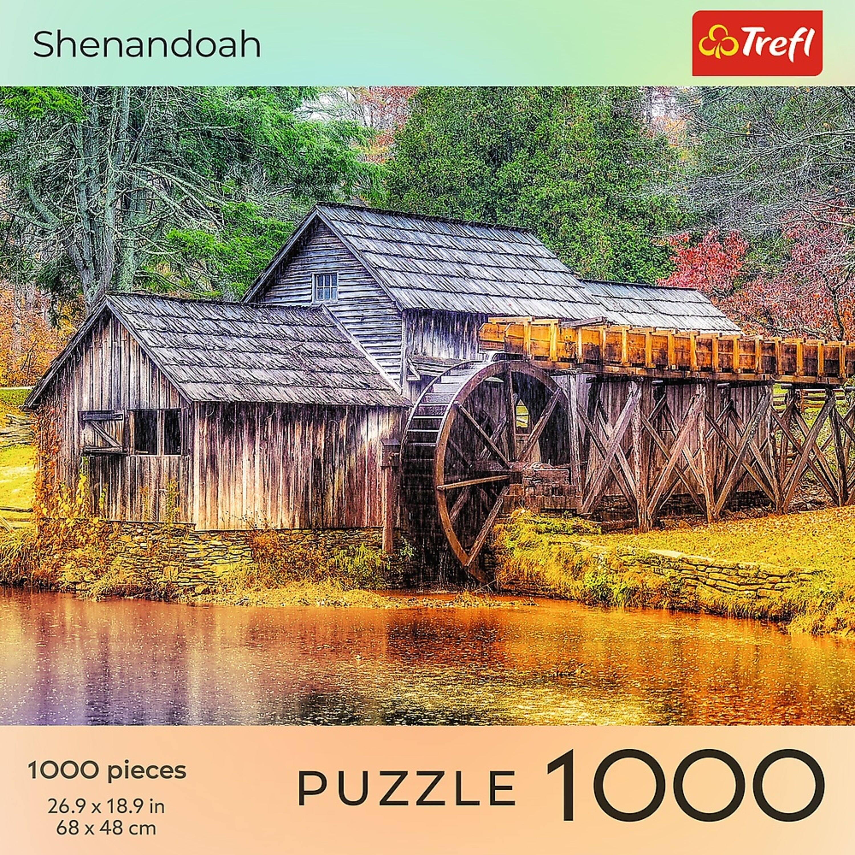 Shenandoah  
Trefl  

1000 pieces  
26.9 x 18.9 in  
68 x 48 cm  

PUZZLE 1000