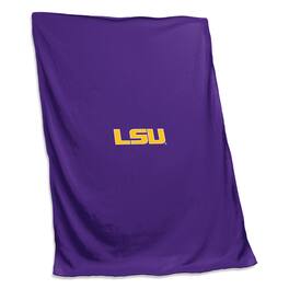 Logo Brands - LSU Tigers 54'' x 84'' Sweatshirt Blanket - Multicolor