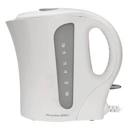 Proctor Silex - 1.7 Liter Plastic Durable Electric Kettle - White