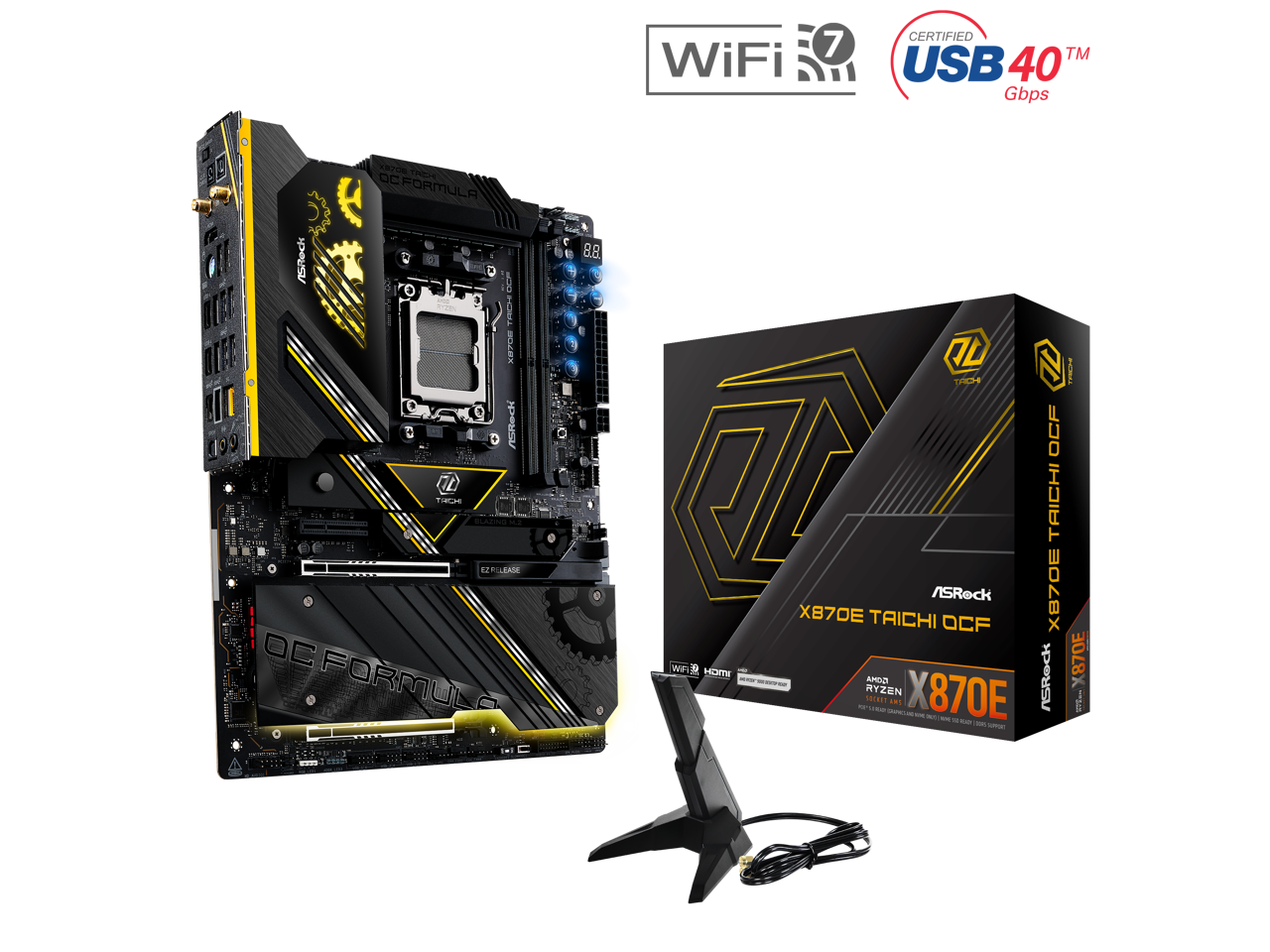 ASRock - X870E Taichi OCF AM5 AMD X870E ATX Motherboard
