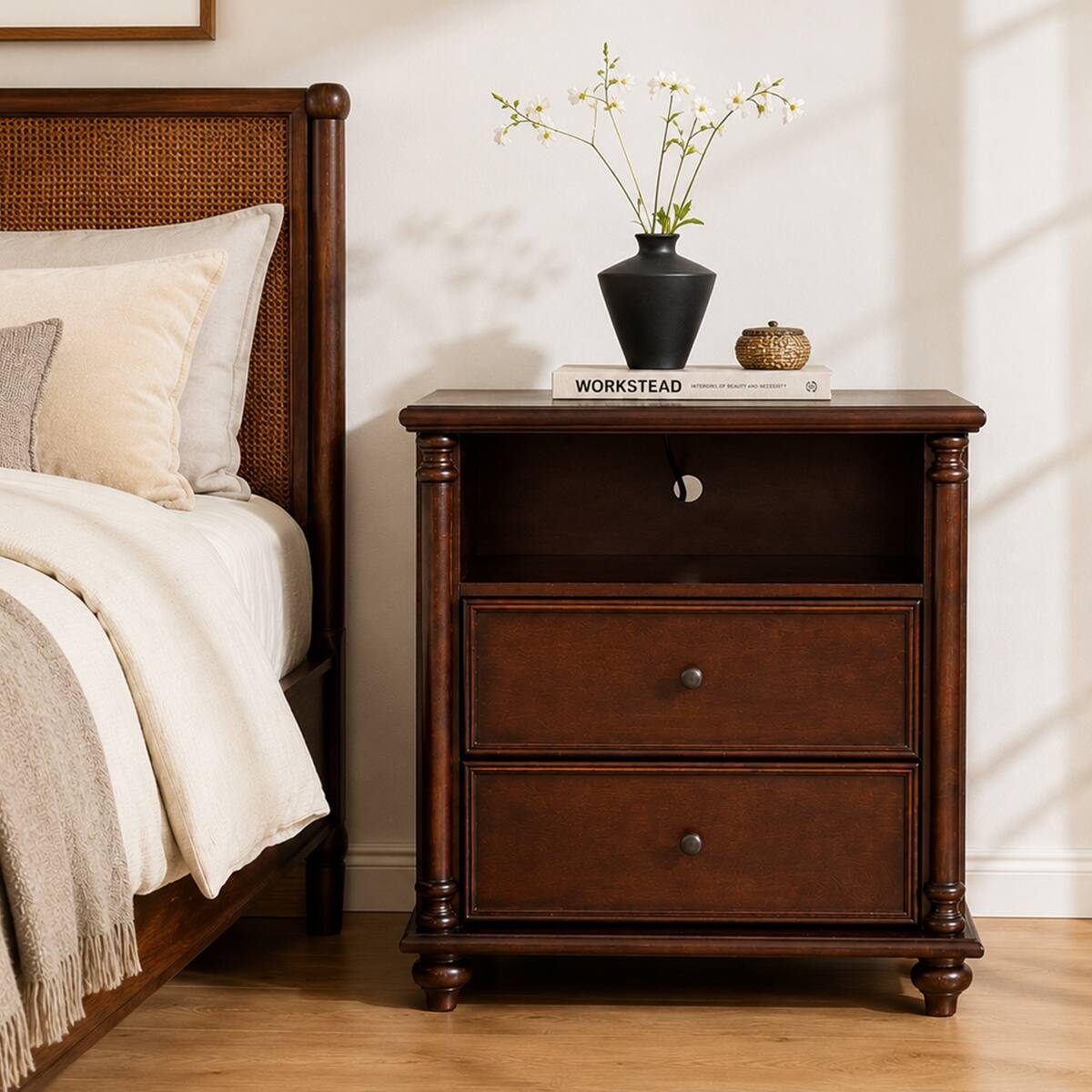 Modern Rustic Bedside Tables