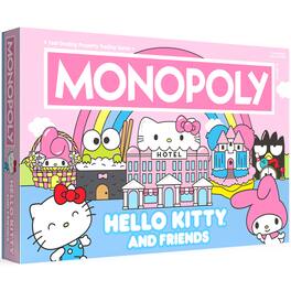 USAoploy - MONOPOLY: Hello Kitty & Friends - Strategy Collectible Board Game, Ages 8+