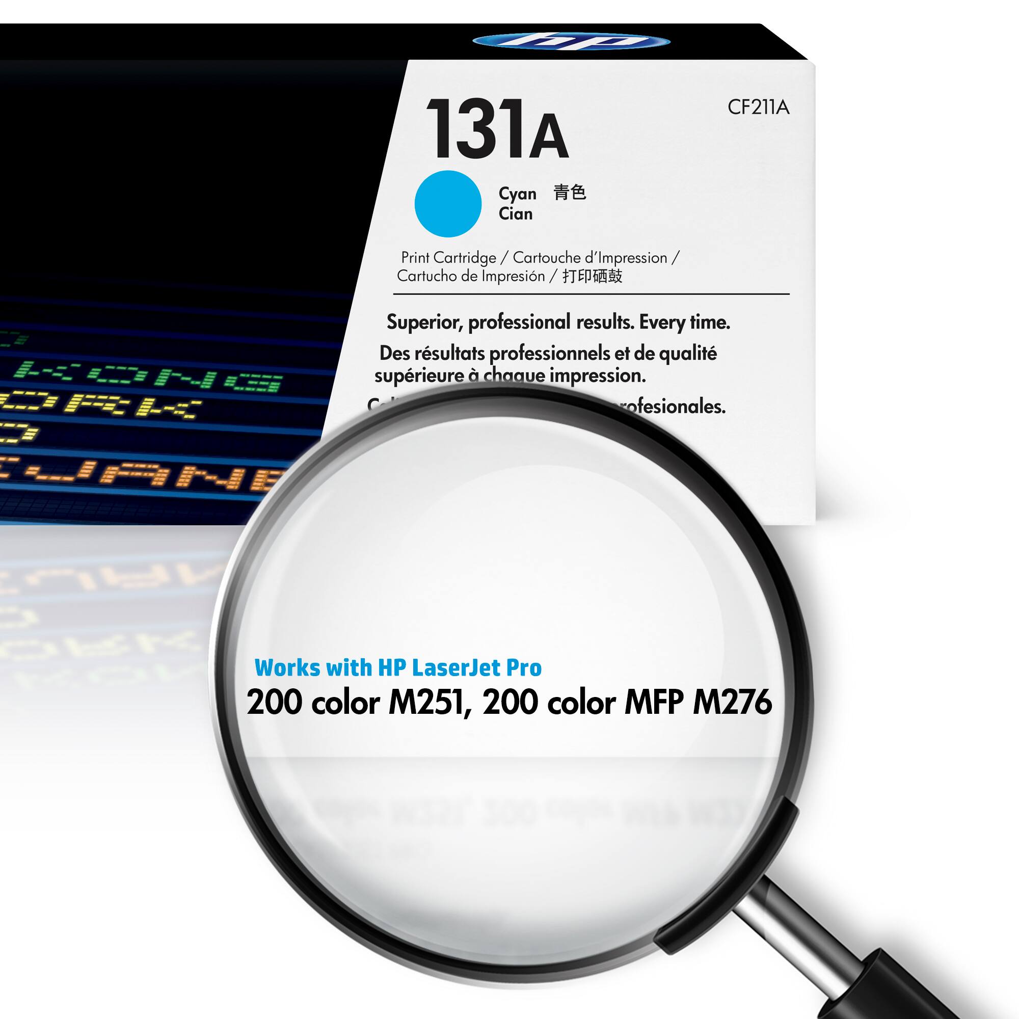 Alt View 1. HP - 131A Toner Cartridge - Cyan.