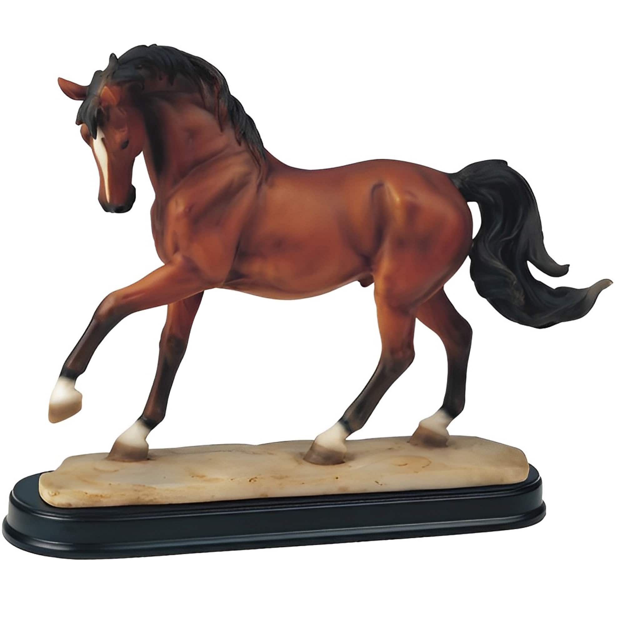 Front. FC Design - FC Design 8"H Walking Horse Figurine Statue Desk Tabletop Home Decor Gift - Multi-Color.