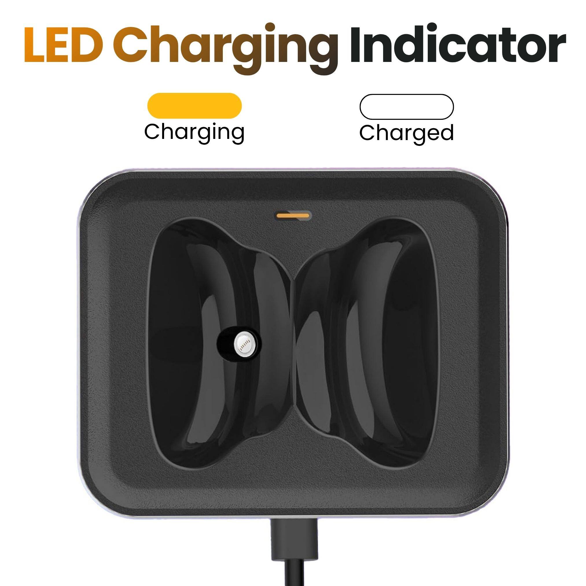 Alt View 2. Ultra Supply Co - Wireless Charging Dock for AirPods Max - Space Gray.