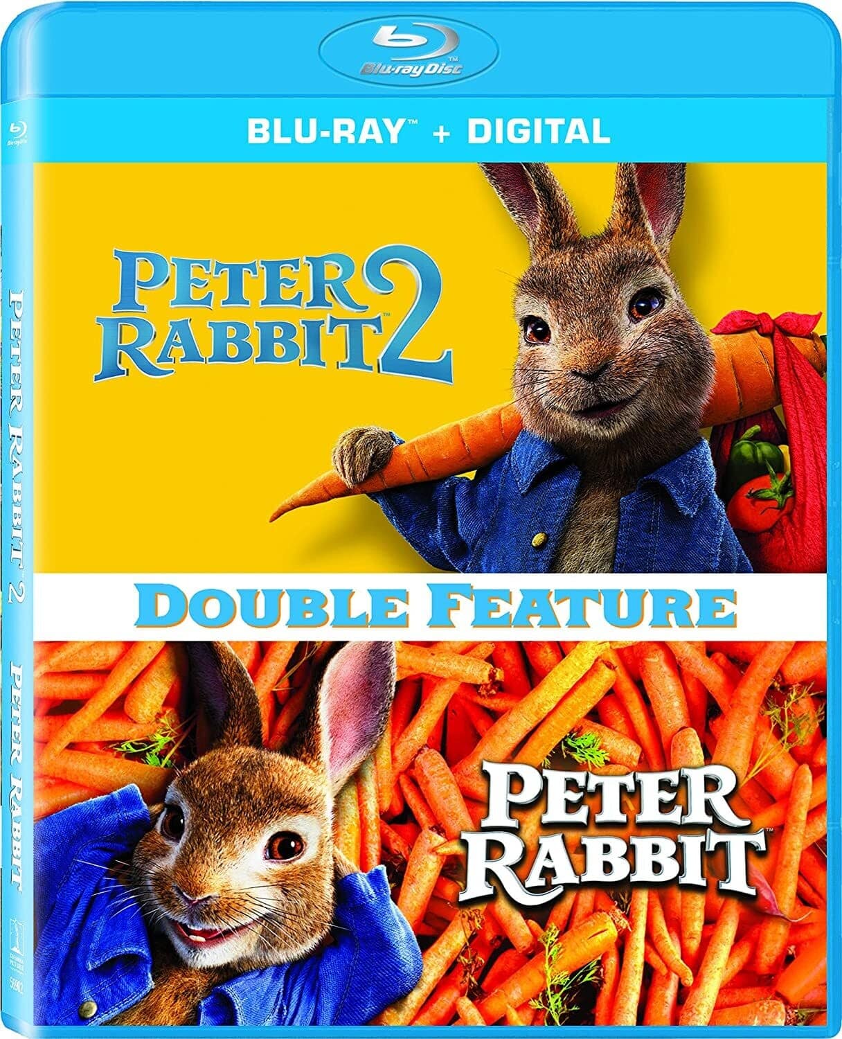 Peter Rabbit / Peter Rabbit 2: The Runaway (Double Feature)  - BLU-RAY