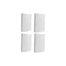 Front. Definitive Technology - Definitive Technology Dymension AW-450 Outdoor Speaker Bundle 2 Pairs,IP66 Surface-Mount with 4.5" Woofer (White) - White.