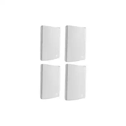 Front. Definitive Technology - Definitive Technology Dymension AW-450 Outdoor Speaker Bundle 2 Pairs,IP66 Surface-Mount with 4.5" Woofer (White) - White.