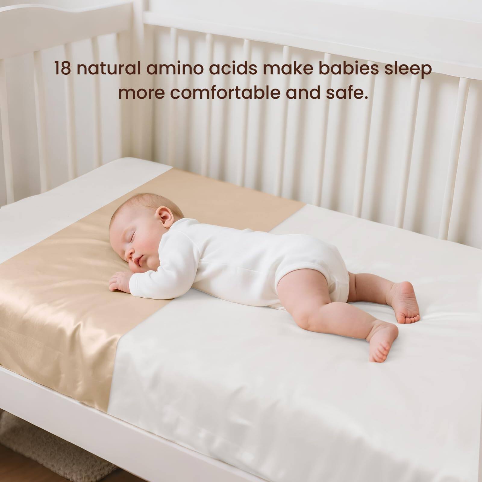 18 natural amino acids make babies sleep more comfortable and safe.