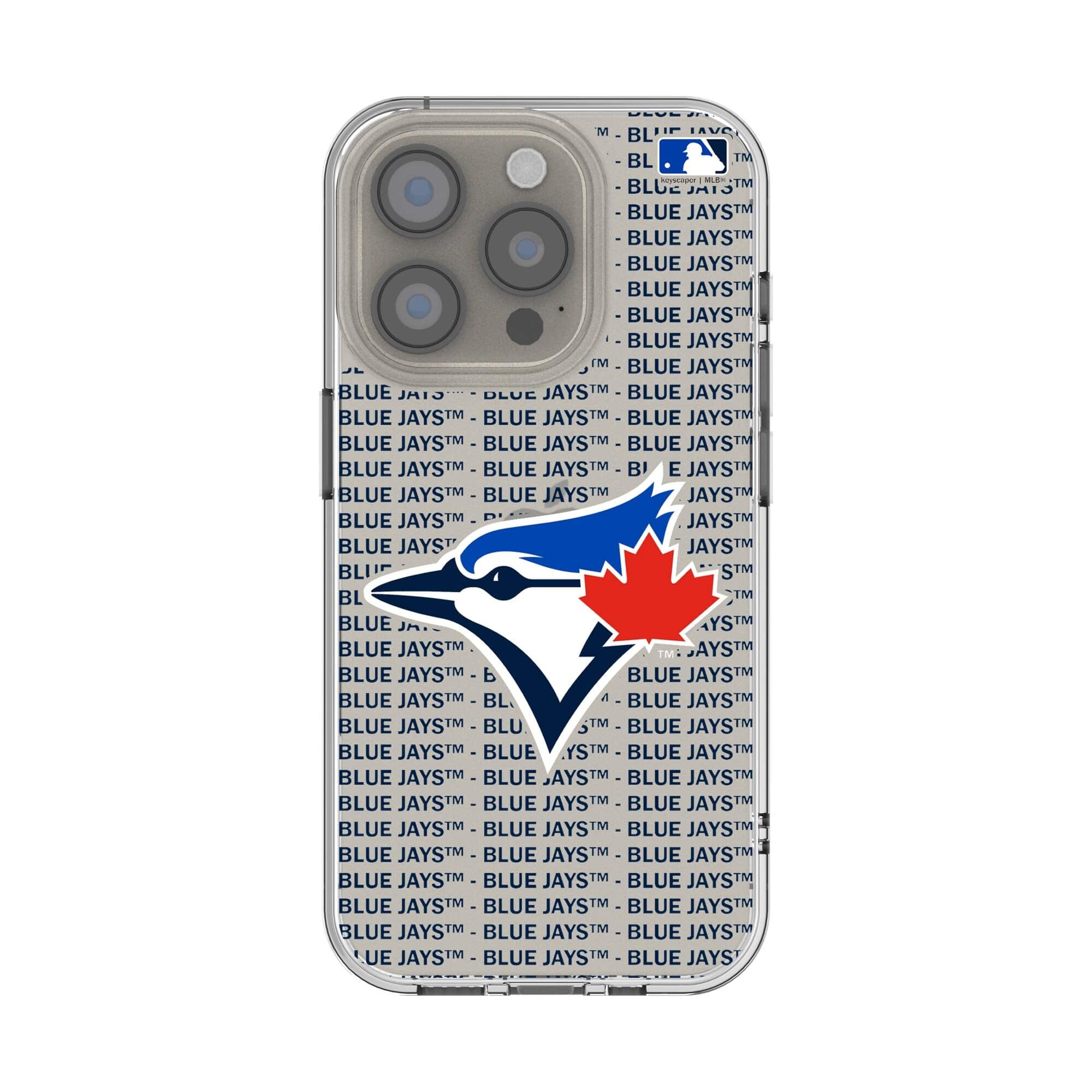 Keyscaper - MLB - Toronto Blue Jays Text Backdrop Clear iPhone Case - 12/12 Pro - Multicolor price history on PriceWatchPro