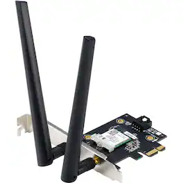 ASUS - PCE-AX1800 IEEE 802.11ax Wi-Fi/Bluetooth Combo Adapter - Black