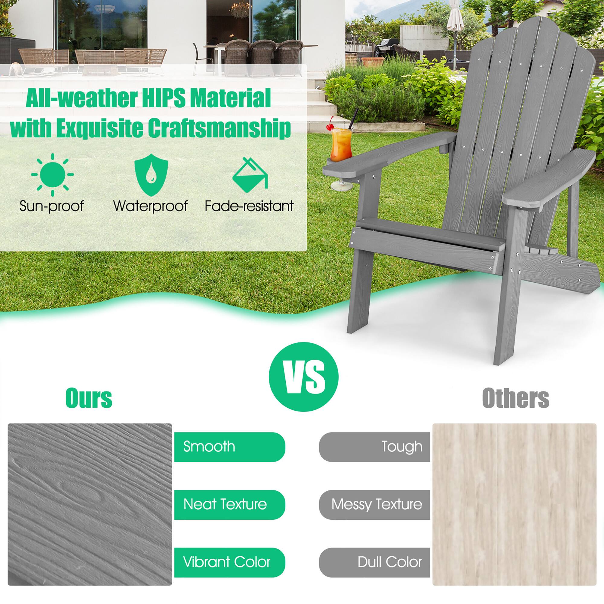 All-weather HIPS Material with Exquisite Craftsmanship

Sun-proof Waterproof Fade-resistant

Ours VS Others

Ours:
- Smooth
- Neat Texture
- Vibrant Color

Others:
- Tough
- Messy Texture
- Dull Color