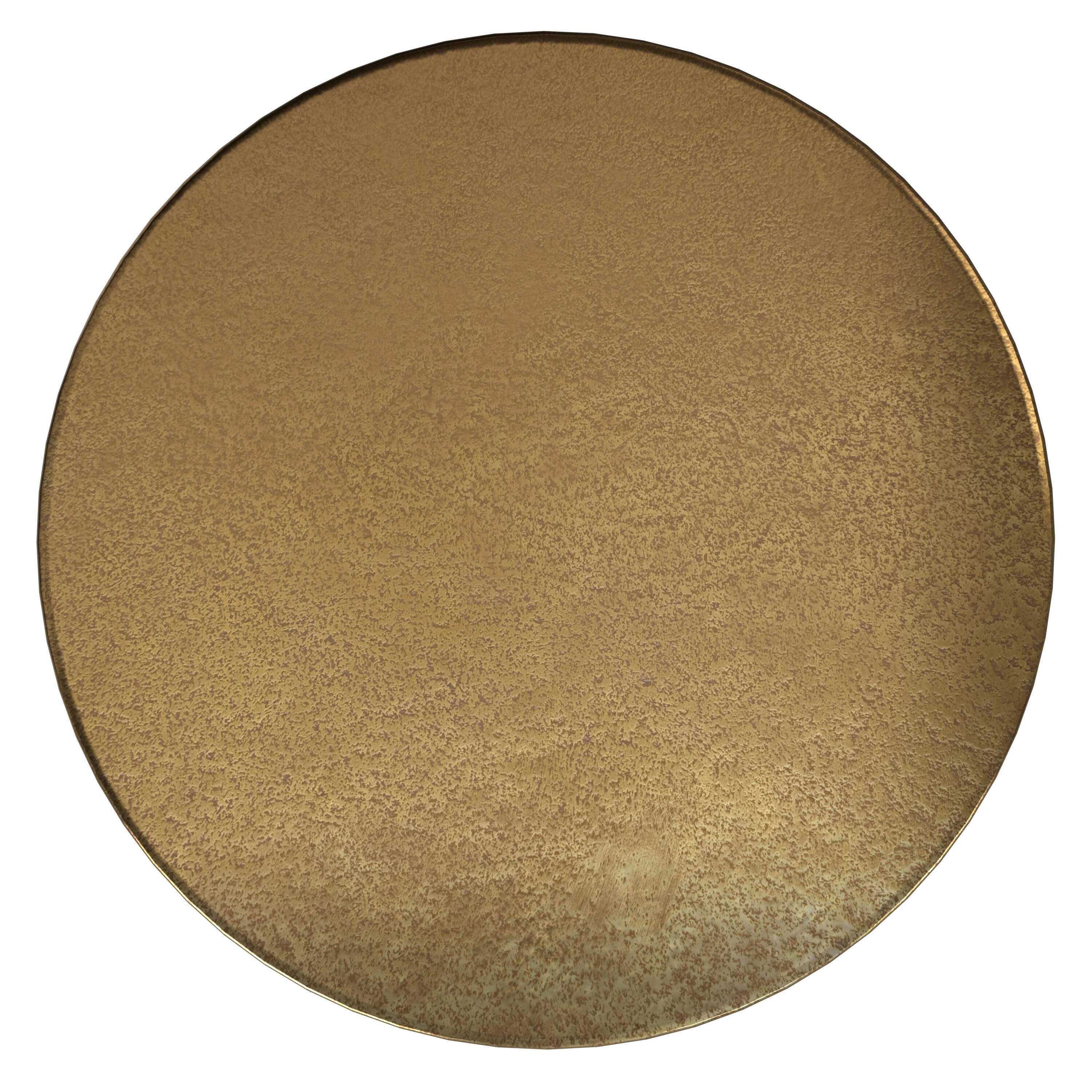 Back. Simpli Home - Cody Contemporary 16 inch Wide Cast Aluminum Side Table in Antique Brass/Antique Bronze, Fully Assembled - Antique Brass/ Antique Bronze.