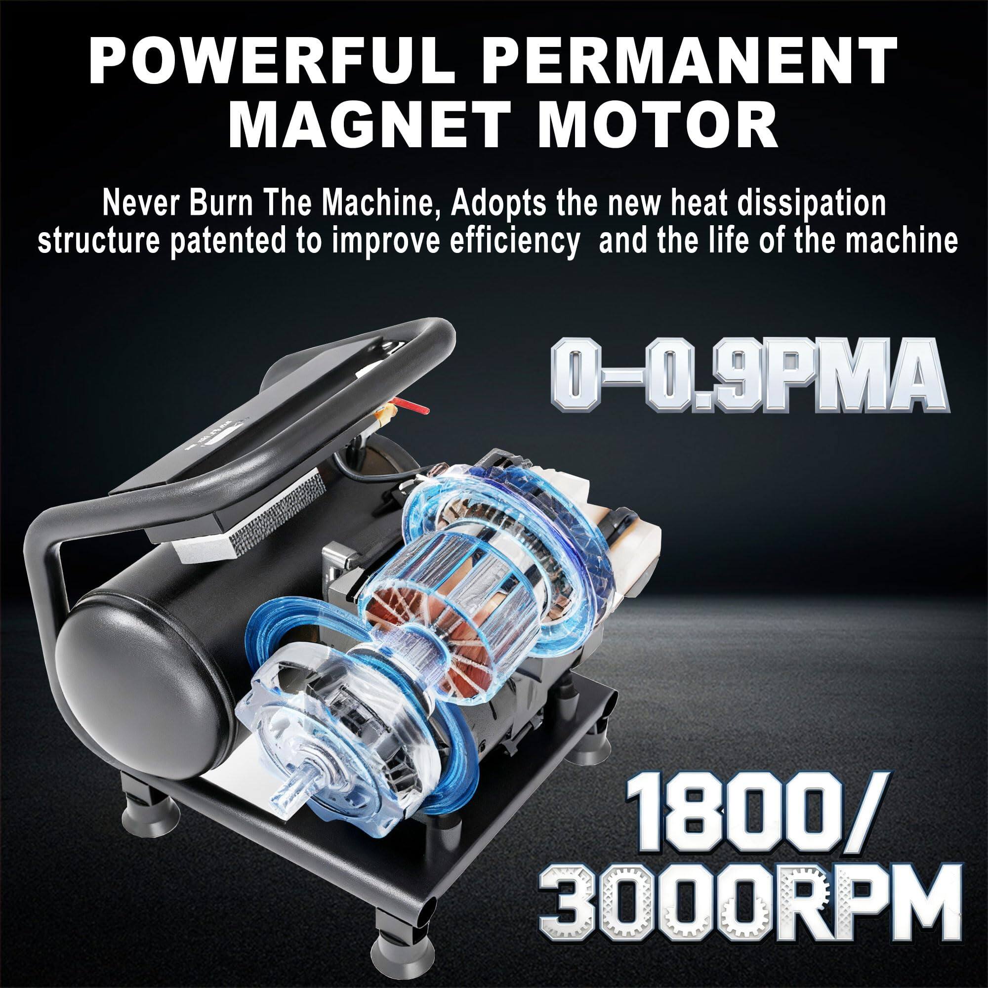 POWERFUL PERMANENT MAGNET MOTOR

Never Burn The Machine, Adopts the new heat dissipation structure patented to improve efficiency and the life of the machine

0-0.9PMA

1800/3000RPM