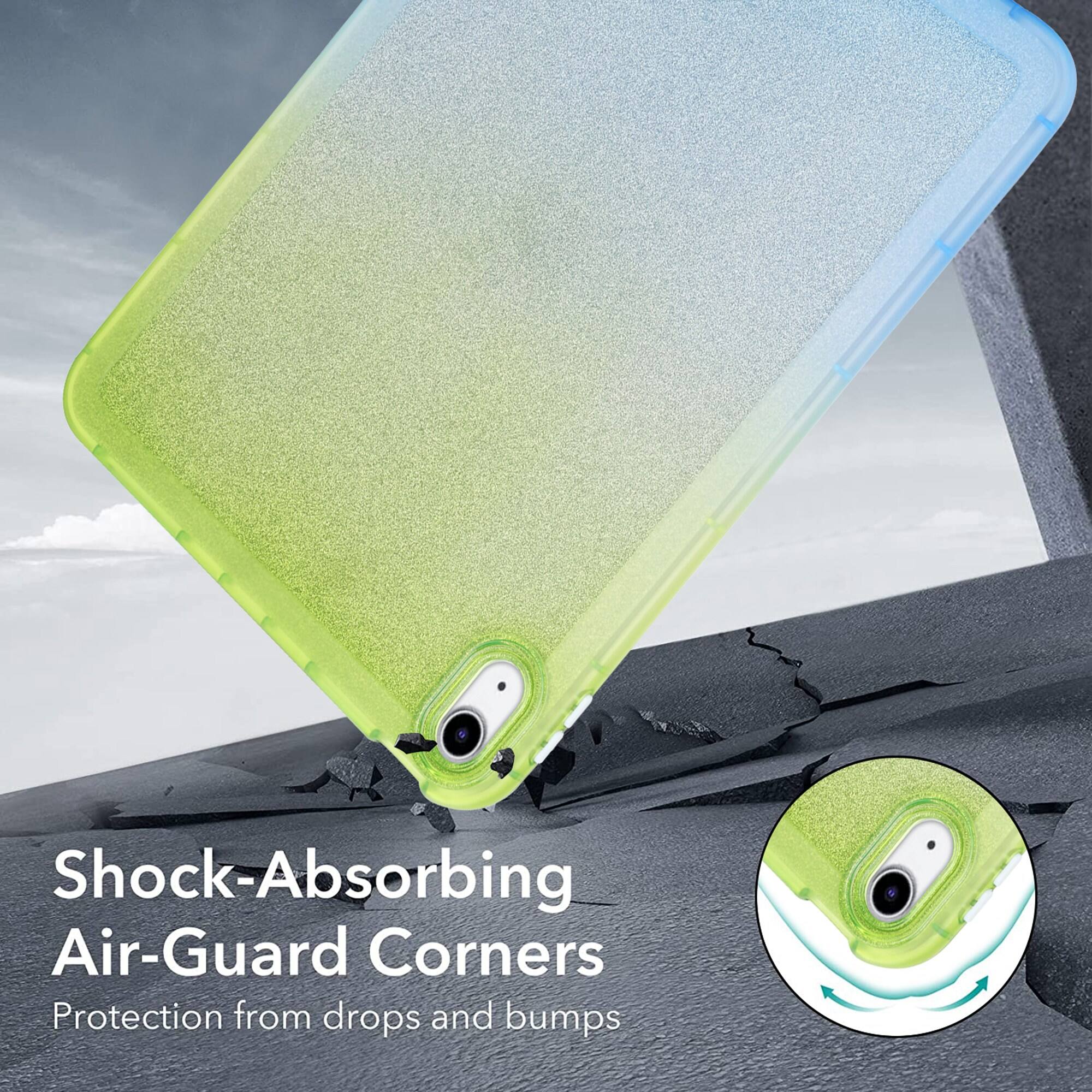 Shock-Absorbing Air-Guard Corners  
Protection from drops and bumps